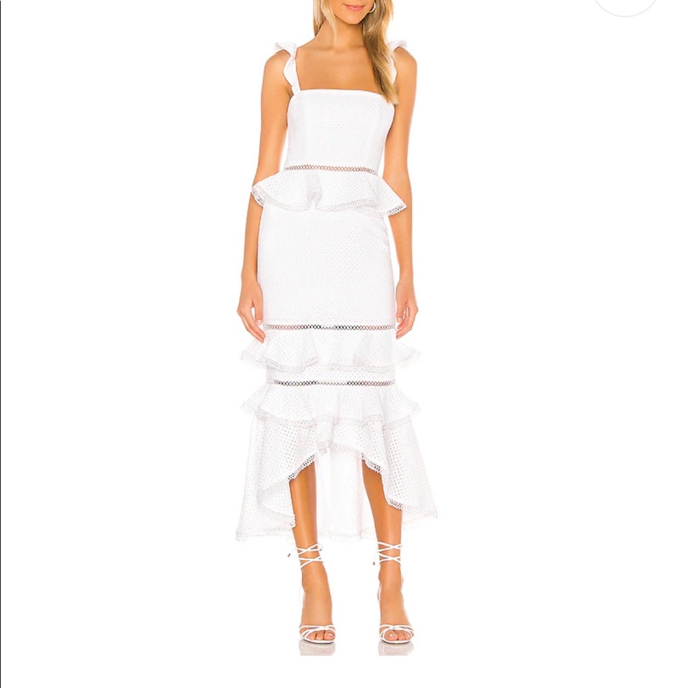 COPY - NBD White Midi Dress